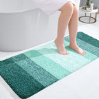 OLANLY Bathroom Runner Rug 40x20, Extra Soft Absorbent Microfiber Bath Rugs by OLANLY
