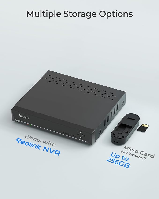 REOLINK Video Doorbell Camera with 256GB microSD Card Bundle, Wired Video Doorbell, 5Ghz/2.4Ghz WiFi, 256GB SD Card for Local Storage, Chime Included