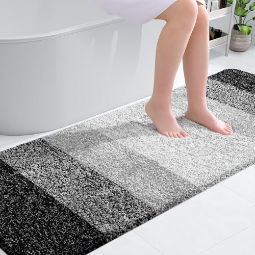 OLANLY Bathroom Runner Rug 70x24, Extra Soft Absorbent Microfiber Bath Rugs by OLANLY