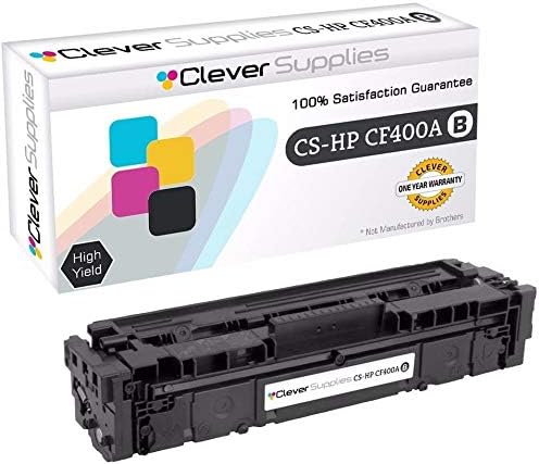 CS Replacement Toner Cartridge Compatible with HP 201A CF400A Black Color Pro M252dw M252n MFP M277dw MFP M277n Color M252 M252dw