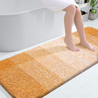OLANLY Bathroom Runner Rug 59x24, Extra Soft Absorbent Microfiber Bath Rugs by OLANLY