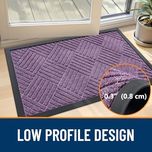 OLANLY Front Door Mat Outside Entrance 33x21, Waterproof Heavy-Duty Doormat - Image 5