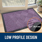 OLANLY Front Door Mat Outside Entrance 47x23, Waterproof Heavy-Duty Doormat - Image 5