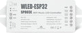 BTF-LIGHTING ESP32 WLED LED Strip Controller SP803E Built-in Mic DIY Dynamic Modes UART USB Type-C Download for WS2811,WS2812,SK6812,WS2814,WS2815 Addressable LED Strip/Matrix,PWM Dimming CCT RGB LED
