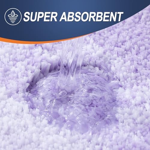 OLANLY Small Bathroom Rugs 24x16, Extra Soft Absorbent Microfiber Bath Rugs - Image 4