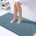 OLANLY Bathroom Runner Rugs 40x24, Extra Soft Absorbent Chenille Bath Rugs by OLANLY