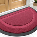 OLANLY Half Circle Front Door Mat Outside 71x23 All-Season Rubber Doormat by OLANLY