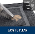 OLANLY Front Door Mat Outside 71x23, All-Season Heavy-Duty Rubber Doormat - Image 6