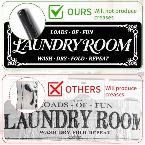 Non-Slip Laundry Room Rug Runner, Farmhouse Washable Laundry Mat - Image 6