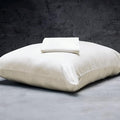 LUXOME 100% Rayon (Viscose) from Bamboo Pillowcase Set (King) | 400 Thread Count | Moisture-Wicking | Envelope Closure | Ivory