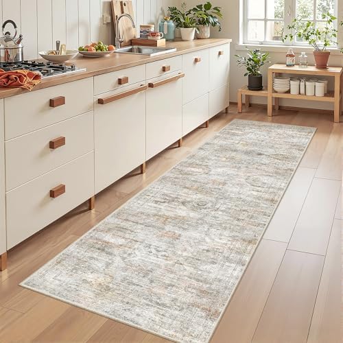 2x8 Runner Rug Non Slip,Washable Hallway Runner Rug,Green - Image 5