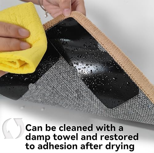 Reusable Rug Tape Grippers,Carpet Tape No Damaging for Hardwood Floors 16Pc - Image 4