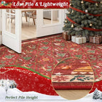 Madane Christmas Washable Kitchen Runner Rug 3x6, Red Runners for Hallways - Image 6