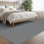 EARTHALL Washable Area Rug, Non Slip Dining Room Rug, 6x9 Ft, Dark Gray - Image 6