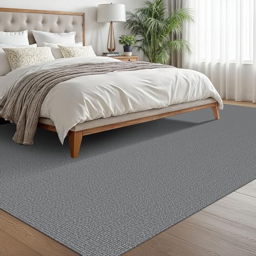 EARTHALL Washable Area Rug, Non Slip Dining Room Rug, 6x9 Ft, Dark Gray - Image 6