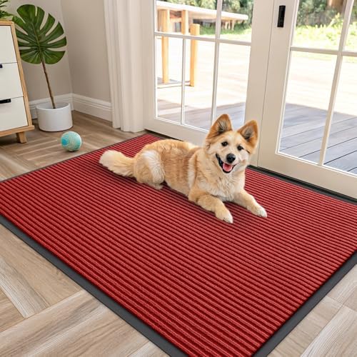 OLANLY Front Door Mat 47x30, Waterproof Heavy-Duty Indoor Outdoor Doormat by OLANLY
