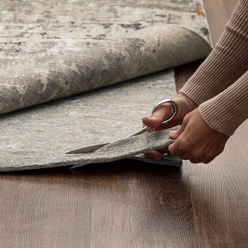 Mohawk Home Non Slip Rug Pad 10' x 14' - 3/8" Thick Felt + Latex Rubber Gripper - Dual Surface Cushion for Hardwood, Carpet, Tile Floors, Made in USA - Image 2