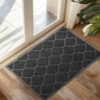Cosyearn Door Mat, 24x36, Black, Indoor Outdoor Front Entryway Doormat by Cosyearn