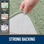 OLANLY Bathroom Runner Rugs 40x24, Extra Soft Absorbent Chenille Bath Rugs - Image 6