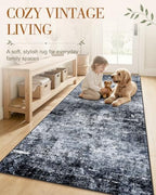 OLANLY 2x8 Washable Runner Rug, Soft Non Slip Carpet for Hallway Kitchen - Image 3