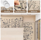 KIMODE Kitchen Anti Fatigue Mat,Brown Gray Farmhouse Kitchen Rugs Sets of 2 - Image 6