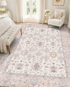 OLANLY 5x7 Washable Area Rug, Soft Non Slip Carpet for Bedroom Living Room by OLANLY