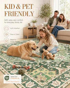 OLANLY 4x6 Washable Area Rugs, Soft Non Slip Carpet for Bedroom Living Room - Image 5