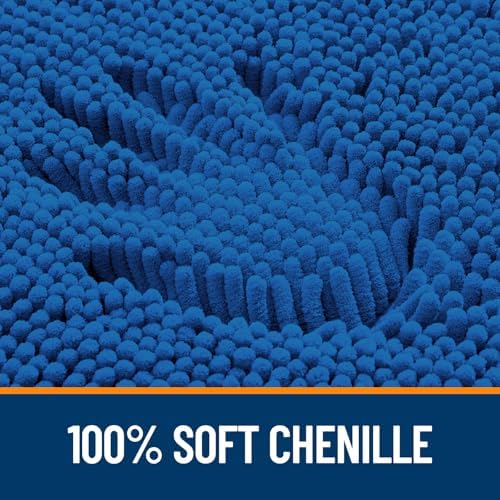 OLANLY Large Bathroom Rugs 50x30, Extra Soft Absorbent Chenille Bath Rugs - Image 3
