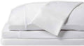 SHEEX - Original Performance Sheets Set (Split King) Bright White - Cooling Sheets - Moisture Wicking - 1 Flat Cooling Sheet, 1 Fitted Cooling Sheet, 2 King Pillow Covers - Wrinkle Free - Sleep Aid