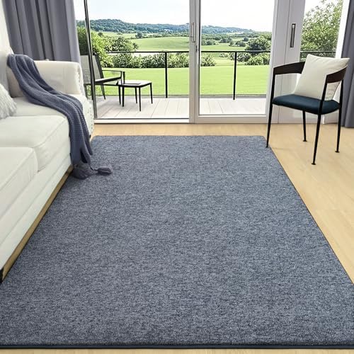 AROGAN 6x9 Area Rugs for Living Room Non Slip Dorm Bedroom Rug, Blue - Image 2