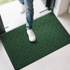 Mibao Front Door Mat Outside Entrance, 36" x 24", Heavy Duty Welcome Mat, Stain and Fade Resistant, Dirt Trapper Doormat, Super Absorbent Indoor Outdoor Entryway Mat with Non-Slip Backing, Green - Image 7