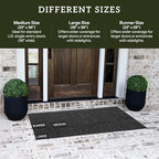 WaterHog Boxwood Front Door Mat Indoor Outdoor Entrance, All-Weather Mats - Image 2