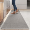 YDKGL Long Kitchen Runner Rugs Kitchen Mat Non Slip Washable Gray 17"x59" by YDKGL