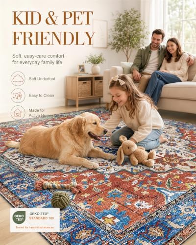 OLANLY 2x7 Washable Runner Rug, Soft Non Slip Carpet for Hallway Kitchen - Image 5