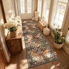 Yamaziot Washable Runner Rug, 3x12 Non-Slip Boho Hallway Kitchen Rug - Image 6