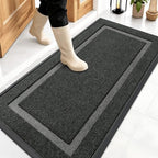 OLANLY Front Door Mat Outside 47x23, All-Season Heavy-Duty Rubber Doormat by OLANLY