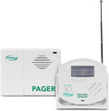 Smart Caregiver Wireless Motion Sensor Alarm System with Pager for Fall and Wandering Prevention | Mountable Motion Detector Alarm Alerts Medical Caregiver with Up to 300' Range | Bed or Door Movement