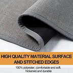 SUMLANS Kitchen Mats Set of 2 PCS for Floor, Washable Non Slip Rugs, Grey - Image 5