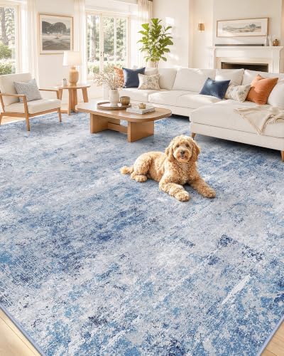 OLANLY 6x9 Washable Area Rug, Soft Non Slip Carpet for Bedroom Living Room by OLANLY