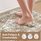 Collive Cushioned Anti Fatigue Kitchen Mats Washable Sink Rug, 17.3”x29” - Image 3