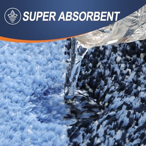 OLANLY Bathroom Runner Rug 40x24, Extra Soft Absorbent Microfiber Bath Rugs - Image 4