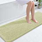 OLANLY Bathroom Runner Rugs 59x20, Extra Soft Absorbent Chenille Bath Rugs by OLANLY