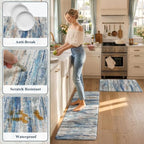 KIMODE Kitchen Mats for Floor Anti Fatigue,Farmhouse Kitchen Rugs Sets of 2 - Image 6