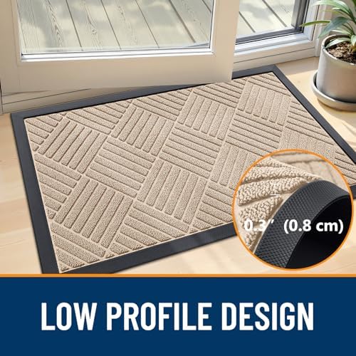 OLANLY Front Door Mat Outside Entrance 47x23, Waterproof Heavy-Duty Doormat - Image 5