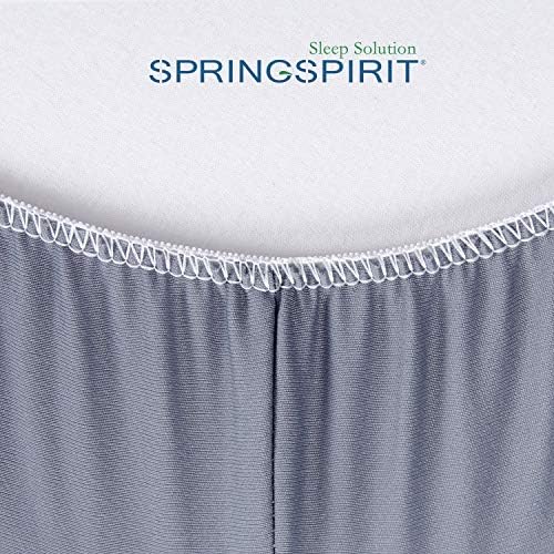 Box Spring Cover Full Size with Smooth and Elastic Woven Material - Image 3