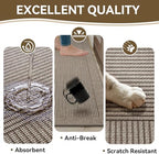 Kitchen Rugs Set of 2, Kitchen Mats for Floor,17x30+17x59 Brown - Image 5