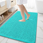OLANLY Large Bathroom Rugs 59x35, Extra Soft Absorbent Chenille Bath Rugs by OLANLY