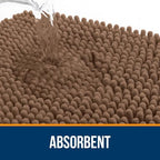 OLANLY Large Bathroom Rugs 40x32, Extra Soft Absorbent Chenille Bath Rugs - Image 4
