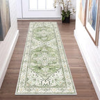 Yamaziot Washable Runner Rug, 2x6 Non-Slip Boho Vintage Hallway Kitchen Rug by Yamaziot
