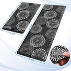 LuxStep Kitchen Mats for Floor,0.47 inch Thicker Cushioned Rug Anti-Fatigue Mats for Kitchen Decor Accessories,Waterproof Non-Slip Mats and Rugs Set for Office,Laundry 17.3"×29"+17.3"×47",Black - Image 2